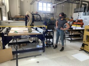 cutting out PPE on CNC router